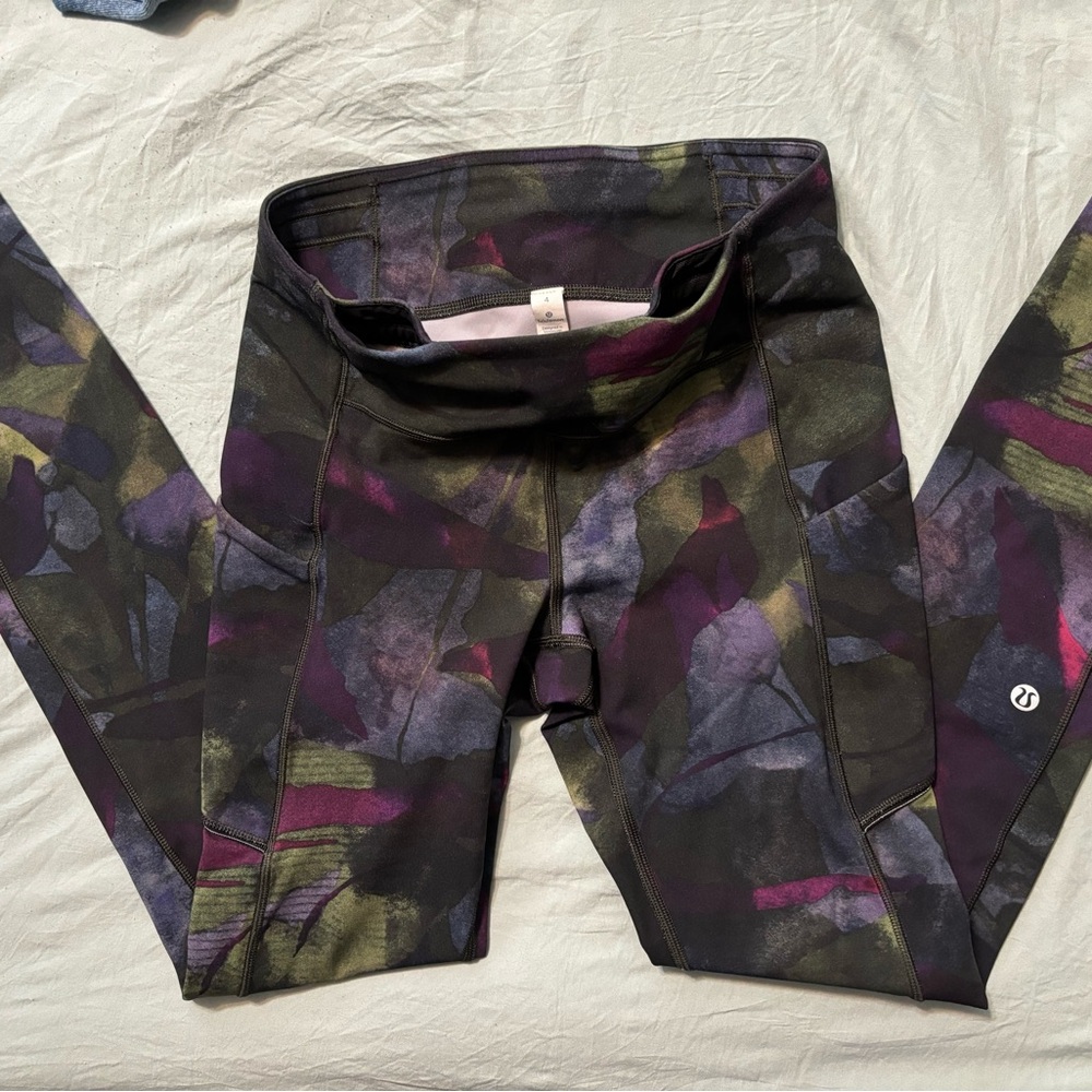 Lululemon Athletica Dark Multicolor Leggings